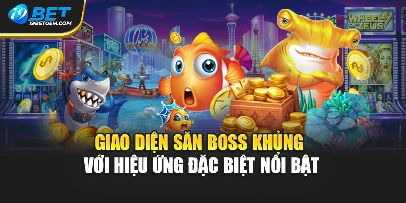 Giao diện săn boss khủng với hiệu ứng đặc biệt nổi bật